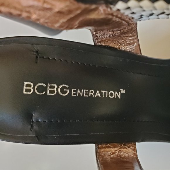 BCBGeneration BG-Callista wedge heels black white - Picture 5 of 10